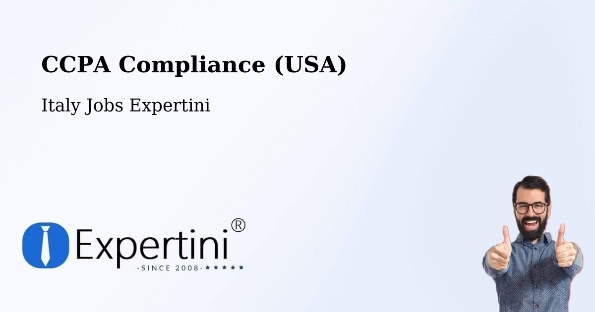 CCPA Privacy Rights & Compliance Notice – Roncone - Italy Jobs Expertini